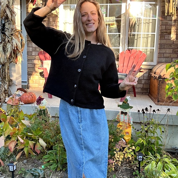 Rainbow Bridge 100% Wool Cardigan - Picture 4 of 5